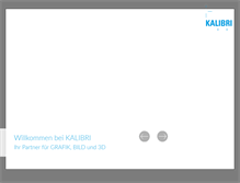 Tablet Screenshot of kalibri.ch